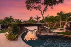 Signature Series Insane Pool at Night