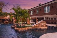 Signature Series Insane Pool at Night