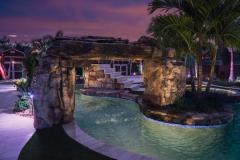 Signature Series Insane Pool at Night