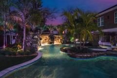 Signature Series Insane Pool at Night
