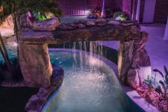 Signature Series Insane Pool at Night