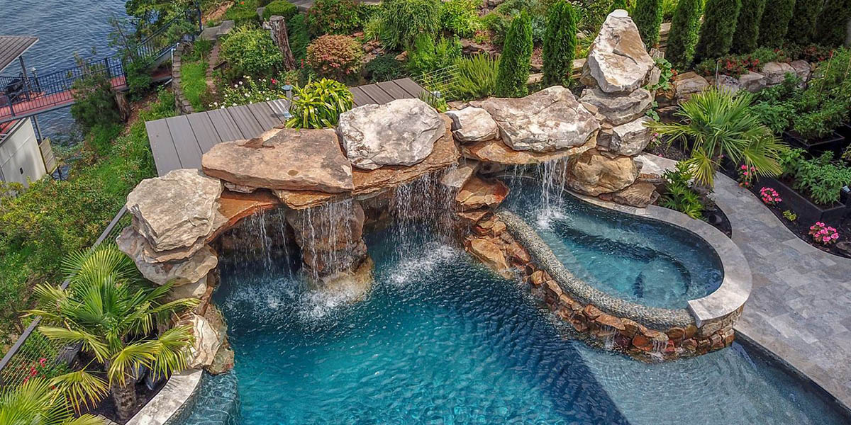 Backyard Pool Designs - Lucas Lagoons Design Pool Designer