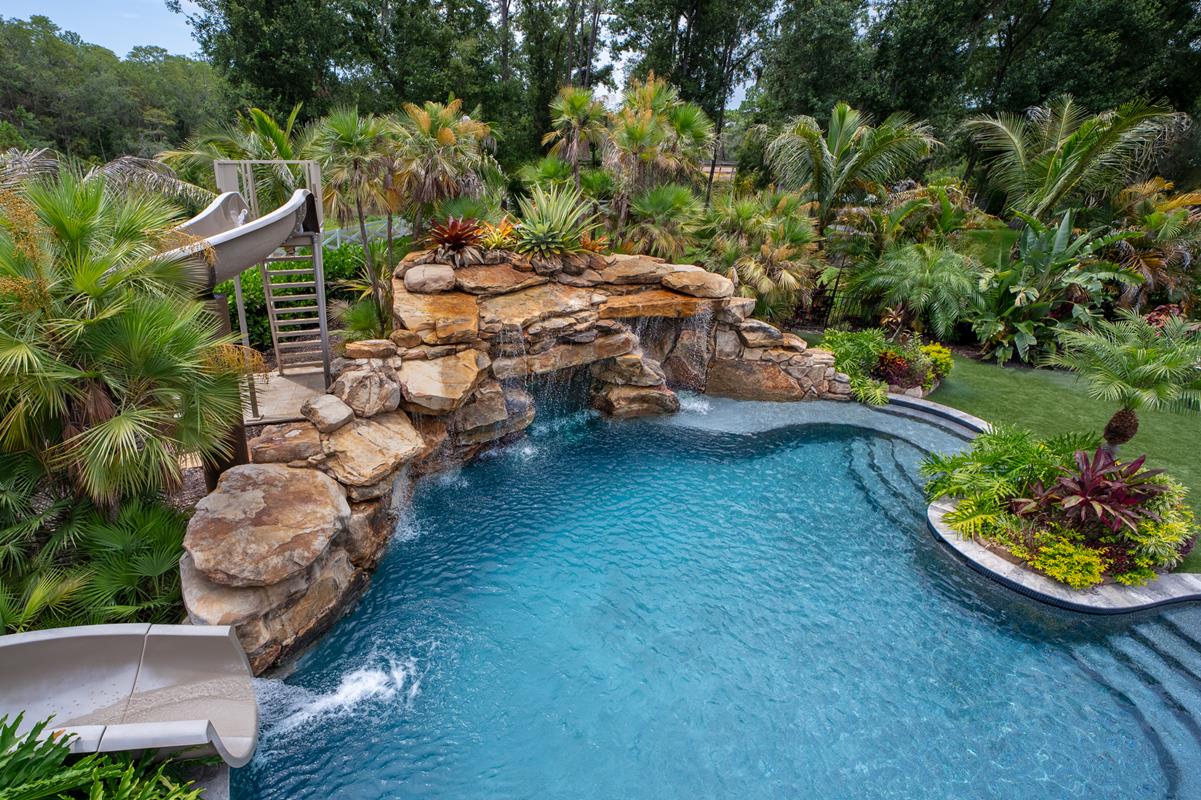 Tropical Backyard Paradise in Odessa Florida